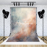 Aperturee - Green Red Abstract Ink Painting Photography Backdrop